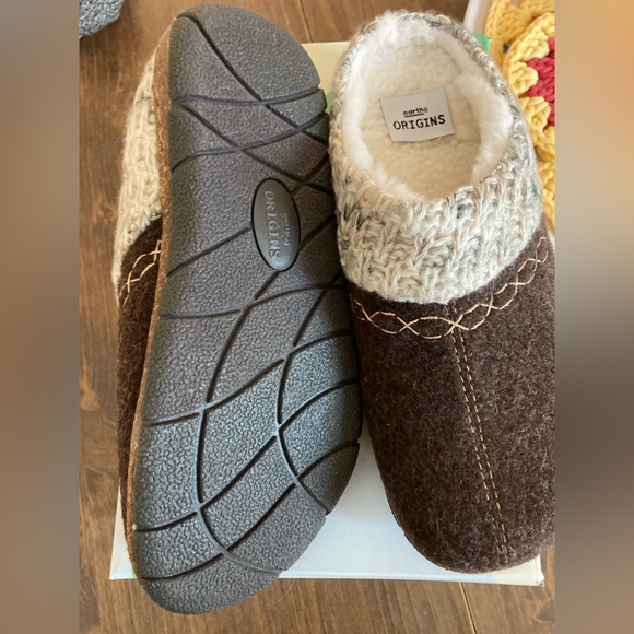 EARTH ORIGINS SUEDE KNIT CLOGS SLIP ON ELANA - Picture 2 of 7